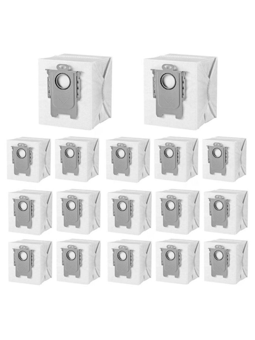 20 Pack Dust Bags Compatible With Roborock Q7 M5+ Q10 S5+/Q10 X5+ S8 Pro Ultra